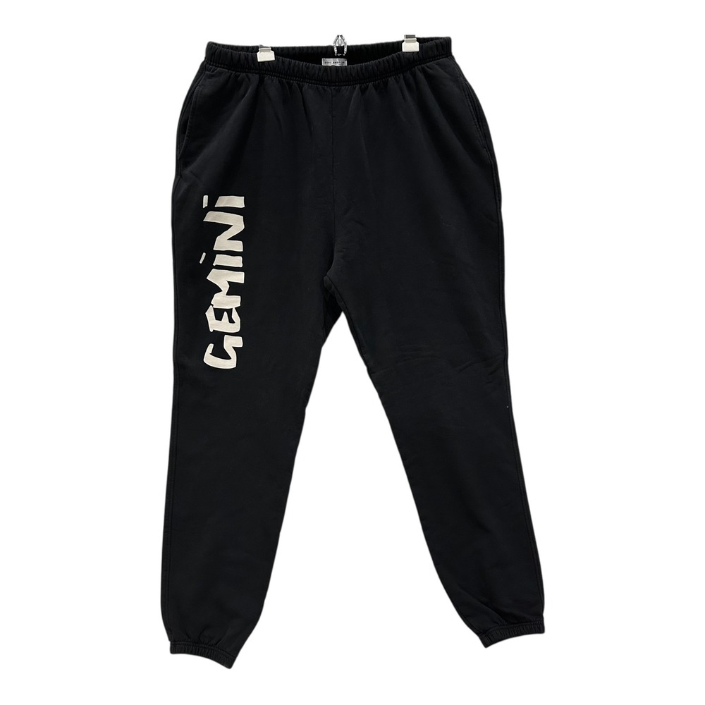 Good American Gemini Graphic Sweatpants Mens 2XL Black Size 5‎ Lounge Pants